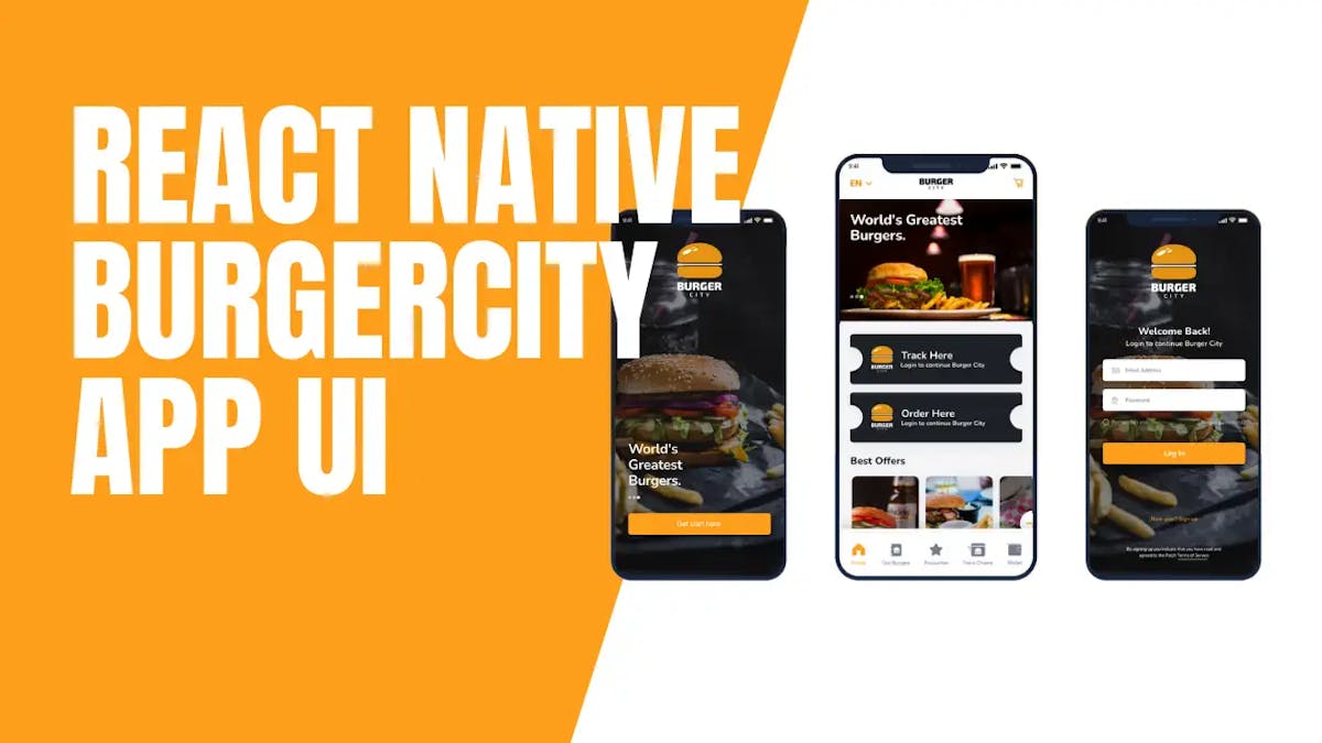 React Native Burger City App UI